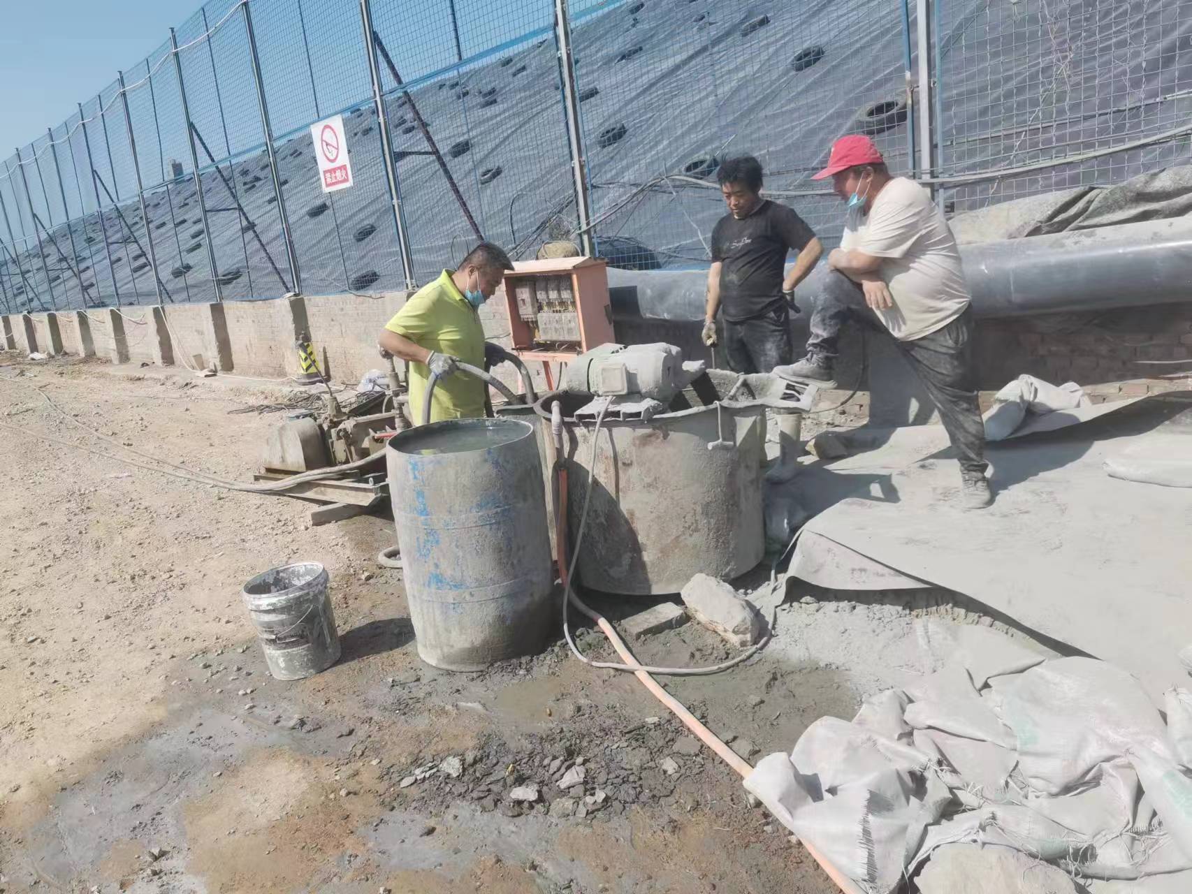 郓城袖阀管注浆